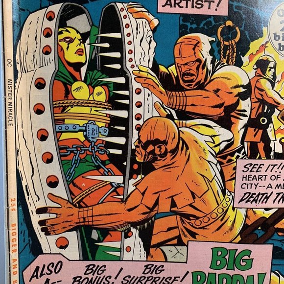 1971 Mister Miracle #4 Hi Grade Comic Book 1st App. Big Barda W/ Kirby Coletta - Picture 2 of 3